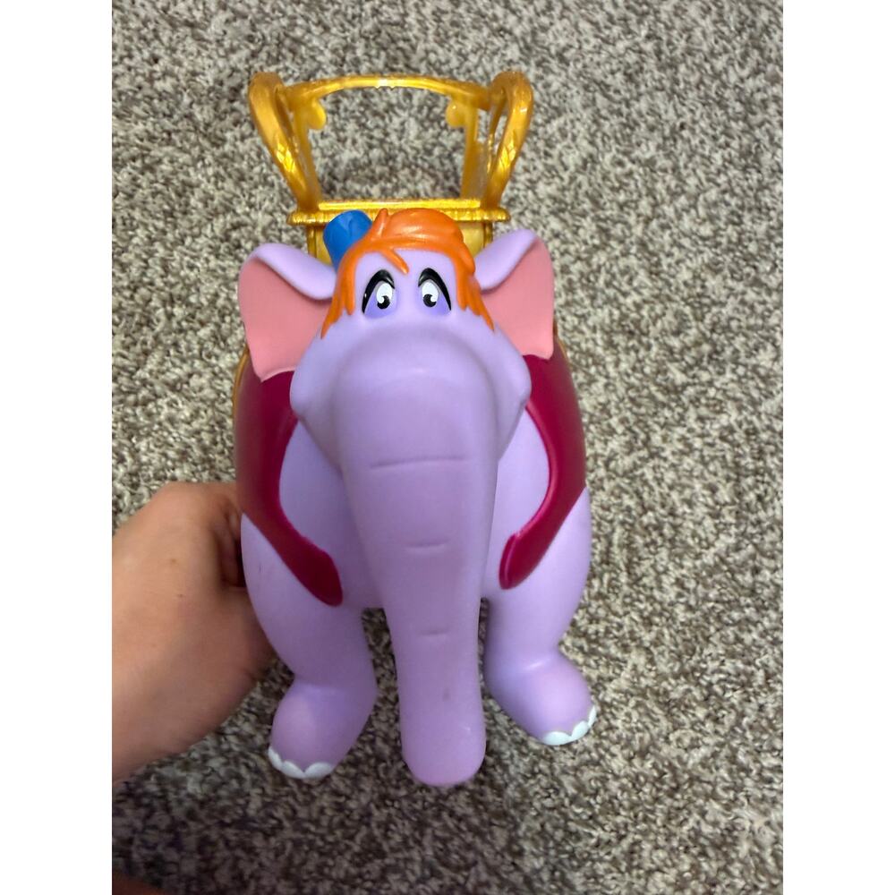 Disney Aladdin Abu as Elephant Purple Figurine with Saddle 2018